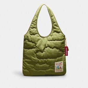 Coachtopia Olive Quilted Tote Bag With Dust Bag BNWT